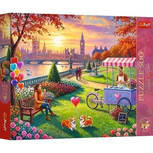 Puzzle Trefl Premium Plus Love Story Londra Romantica, 500 de piese