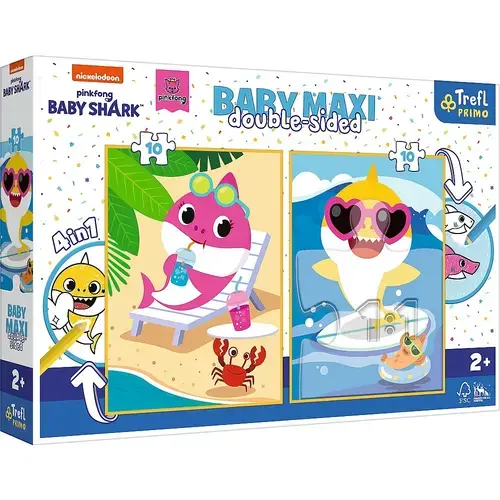 Puzzle Trefl Primo Baby Maxi, Baby Shark, 2x10 piese