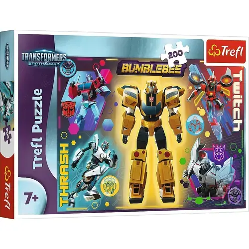 Puzzle Trefl Transformes Bumblebee, 200 piese