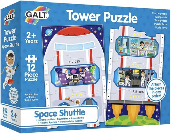 Puzzle turn educațional Galt - Turla spațială