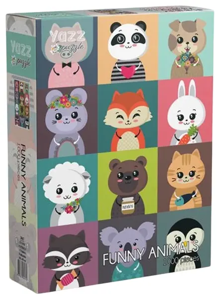 Puzzle Yazz Puzzle din 1000 piese - Animale amuzante