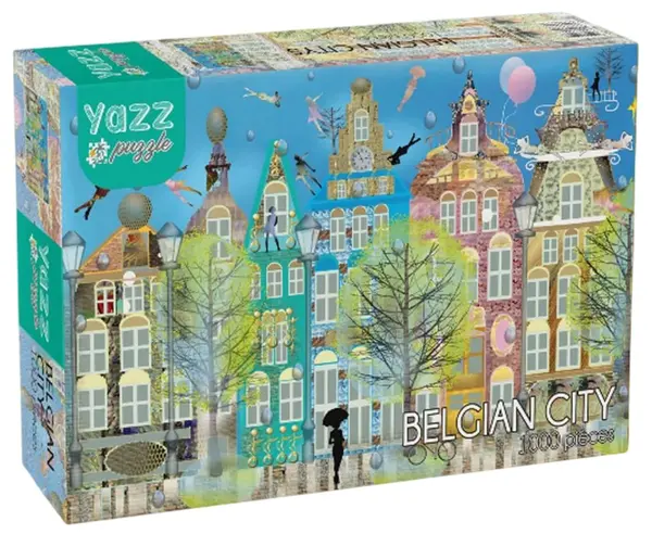 Puzzle Yazz Puzzle din 1000 piese - Oraș belgian