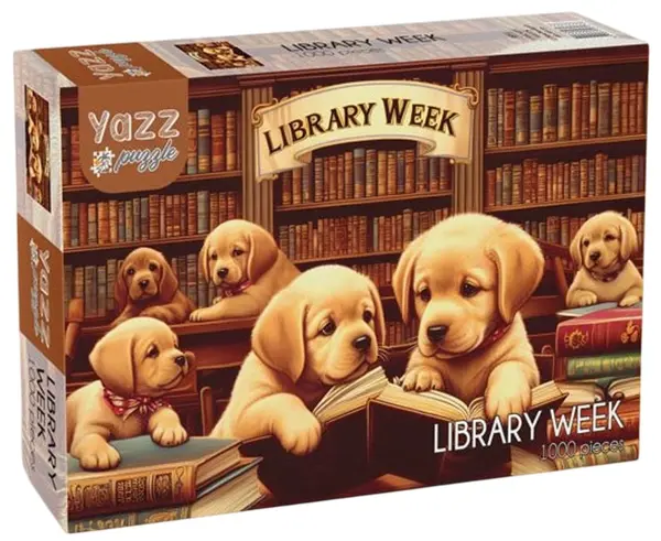 Puzzle Yazz Puzzle din 1000 piese - Săptămâna Bibliotecilor