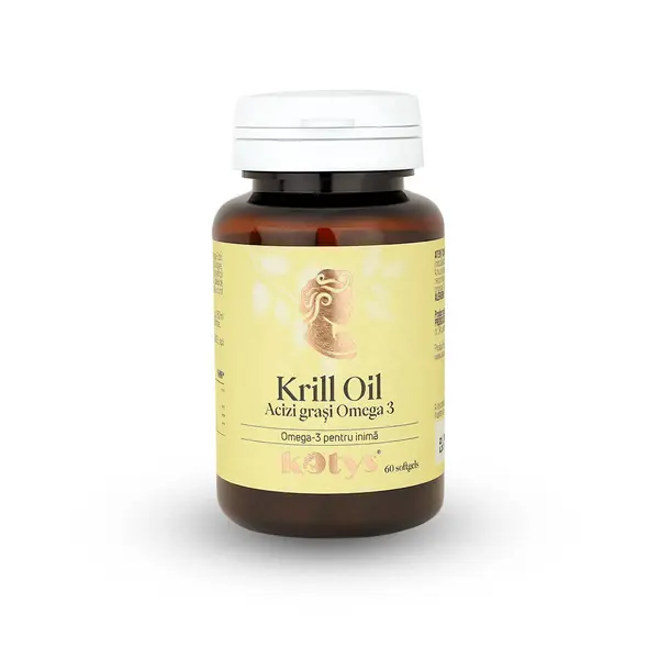 Q-Krill Oil, ulei de krill 500mg, 60cps, Kotys