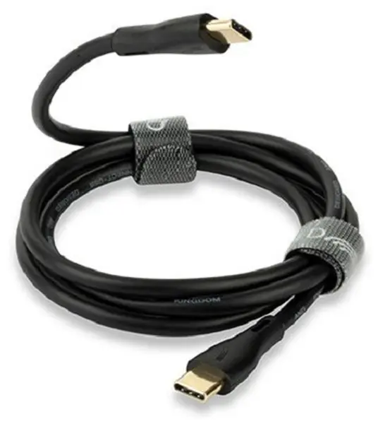 QED - Connect QE8227 cablu, USB-C/USB-C, 0,75m, negru