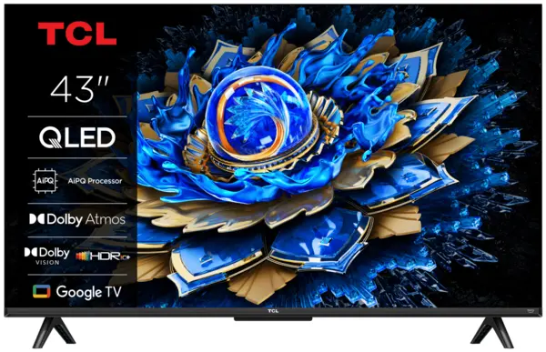 QLED TV 4K 43''(108 cm) TCL 43T69C QLED TV 4K 43''(108 cm) TCL 43T69C