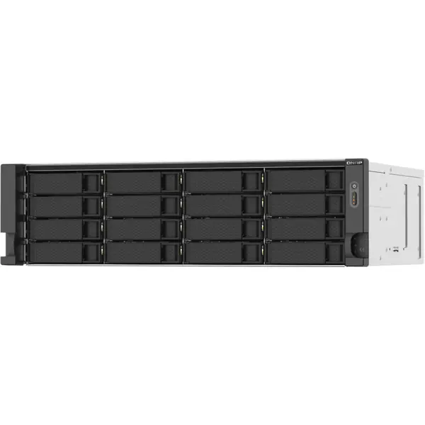 QNAP NAS QNAP 1673AU, procesor AMD Ryzen Embedded V1500B, 16 GB DDR4 RAM, SATA-III