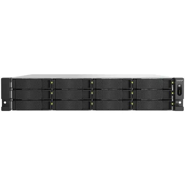 QNAP NAS QNAP TS-H1277AXU-RP-R5-16G, AMD Ryzen 5 6-core 5.1GHz, 16GB DDR5, 12 Bay, 10GbE, Rack 2U