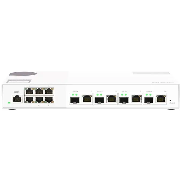 QNAP QNAP QSW-M2106-4C 6 port 2.5Gbps 4 port 10Gbps SFP+/ NBASE-T Combo web managed switch