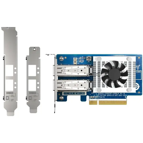 QNAP QNAP QXG-25G2SF-CX6 card de retea Intern Fibra 25000 Mbit/s
