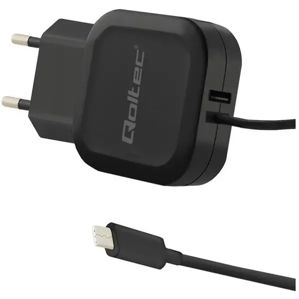QOLTEC Incarcator Qoltec 17W | 5V | 3.4A | USB + USB typ C