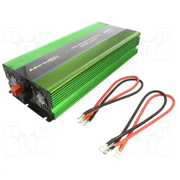 QOLTEC Invertor de tensiune QOLTEC Pure Sine Wave Inwerter Monolith, 2000W putere nominala, 4000W putere de varf, 12V DC, 230V AC