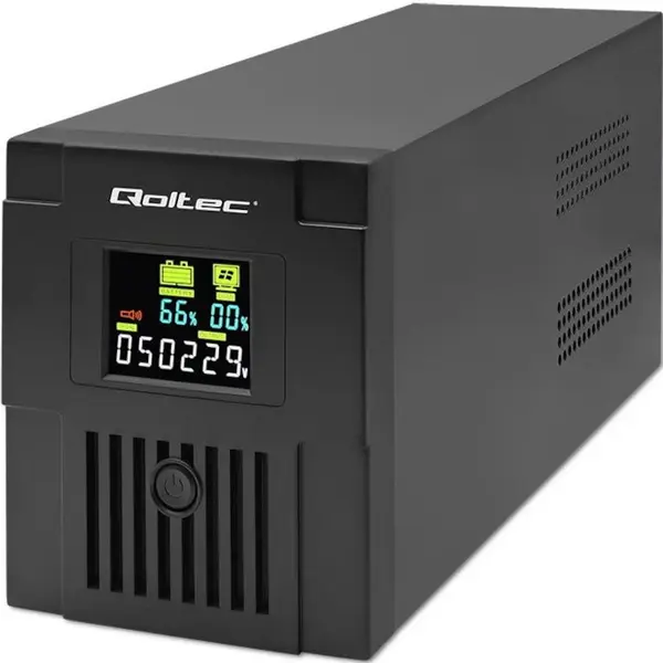 QOLTEC Sursa de alimentare neintreruptibila Qoltec 53770 Line-Interactive, 1500 VA, 900 W, LCD, USB