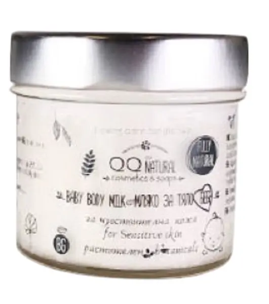 QQ Natural Lapte natural de corp pentru bebeluși, 130 ml