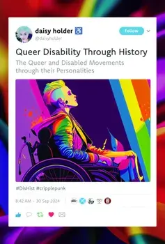 Queer Disability through History. The Queer and Disabled Movements through their Personalities, Hardback/Daisy Holder