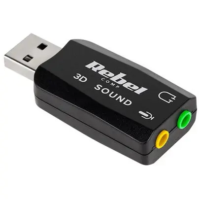 QUER Placa de sunet Quer 3D KOM0638 Plug & Play 2 Canale