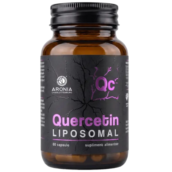 Quercetină Lipozomală — 60 capsule cu extract lipozomal de salcâm japonez, pentru gestionarea alergiilor, confort respirator și imunitate