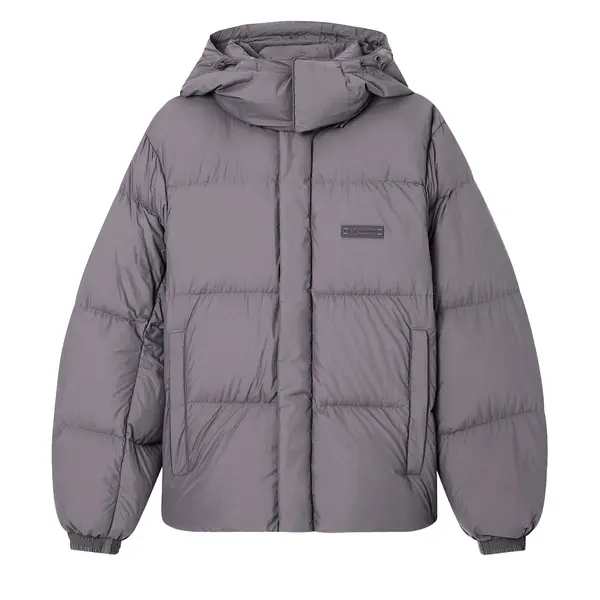 Quilted down jacket with hood Xl