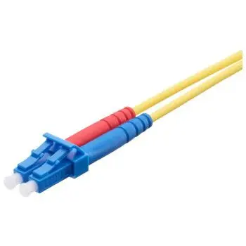 R&M Cablu de conectare FO, LC-Duplex PC/UPC Grad C - LC-Duplex PC/UPC Grad C, Singlemode OS2 G.657.A2, Duplex Figura 8 (2.0 x 4.2), FRLSZH, 2m