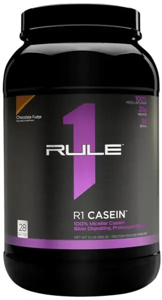 R1 Casein, fudge cu ciocolată, 952 g, Rule1