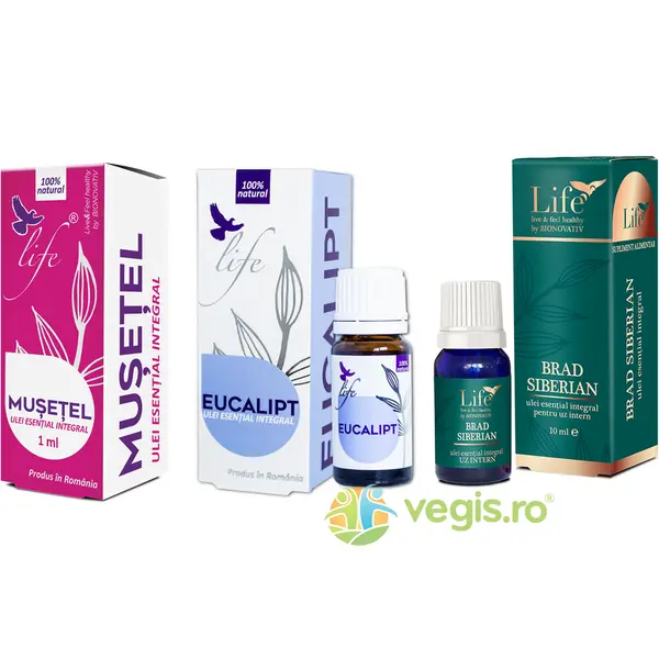 Raceala - Remediu uleiuri esentiale: Musetel + Eucalipt + Brad Siberian