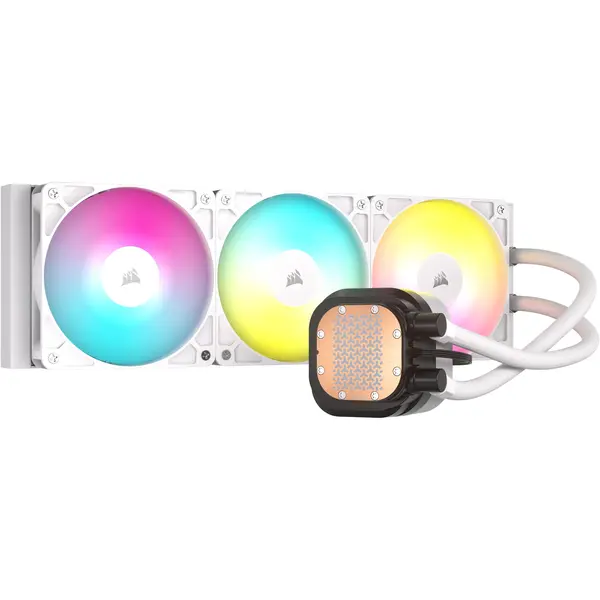Răcitor de apă Corsair – Nautilus 360 RS ARGB, 3x 120 mm, alb