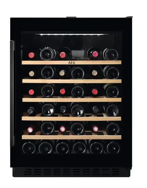 Racitor de vinuri incorporabil AEG Seeria 5000 AWUS052B5B, 145 l, 52 sticle, H 82 cm, Clasa G (Negru)