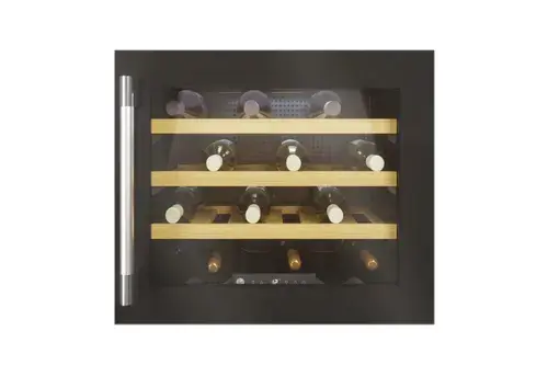 Racitor de vinuri incorporabil HOOVER HWCB 45/1, 24 sticle, H 46 cm, Clasa F (Negru)