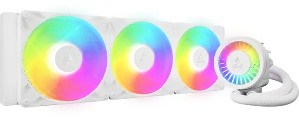 Răcitor lichid Arctic - Liquid Freezer III 420 A-RGB, 3x 140 mm, alb