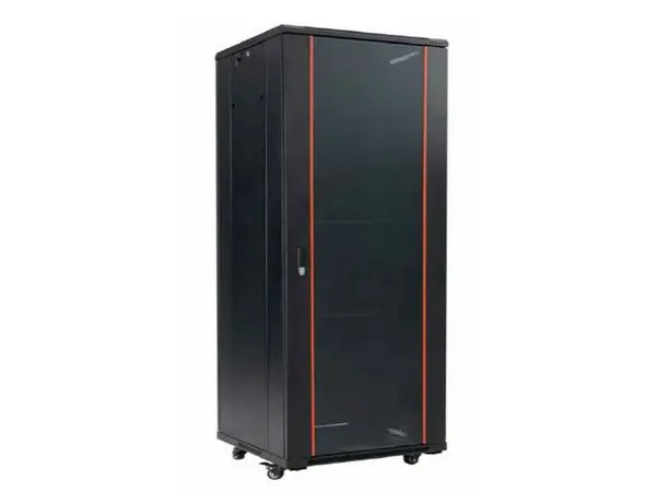 Rack 19 inch, 42U, 800x 1000, sarcina suportata 800kg, pentru podea, otel, negru, Safer SAF-NC-8142