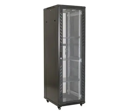Rack 42U, 19 inch, 600x800, pe podea, capacitate 800kg, 4 ventilatoare, ASYTECH Networking ASY-42U-6080S