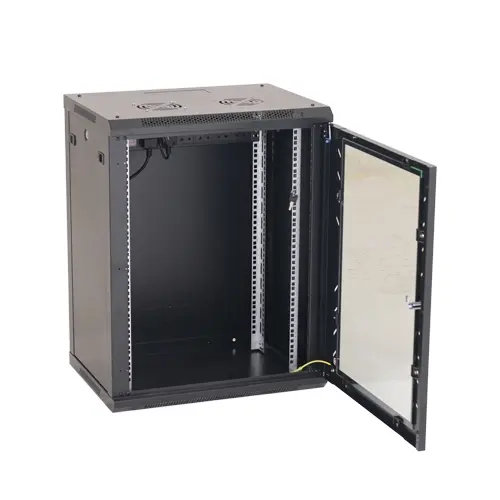 Rack de perete 15U 19 600×600 mm, negru RAL 9004, IP20, 80 kg, ASYTECH Networking ASY-15U-6060W
