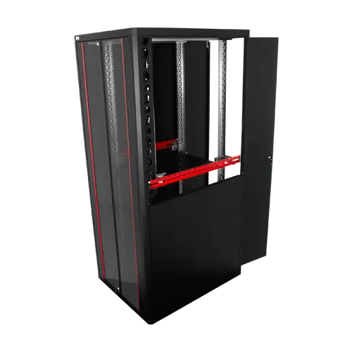Rack de podea PRO SERIES 42U 19'' 800x1000, capacitate 1000 kg, RAL 9005, asamblat ASY-42U-80100PRO