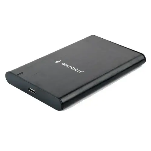 Rack extern Gembird EE2-U3S-6, pentru HDD sau SSD, 2.5 inch, S-ATA, interfata PC USB 3.1, aluminiu, Negru