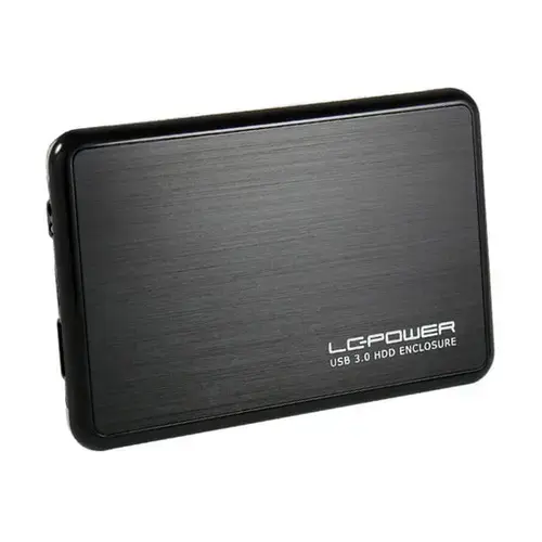 Rack extern pentru HDD, LC-Power, LC-25BUB3, 2.5inch, SATA II, USB 3.0, Ultra slim (Negru)