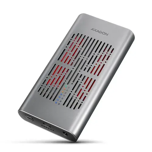 Rack Hard-disk, AXAGON, EEM2-20GD, USB-C, 20Gbps, Argintiu