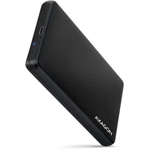 Rack HDD/SSD AXAGON EE25-SLC, USB-C 3.2 Gen1, SATA 6G 2.5inch, SLIDE box (Negru)