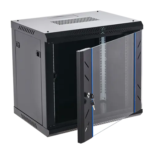 Rack perete 12U 19' 600x450, negru, seria economica - ASYTECH Networking ASY-12U-6045WL