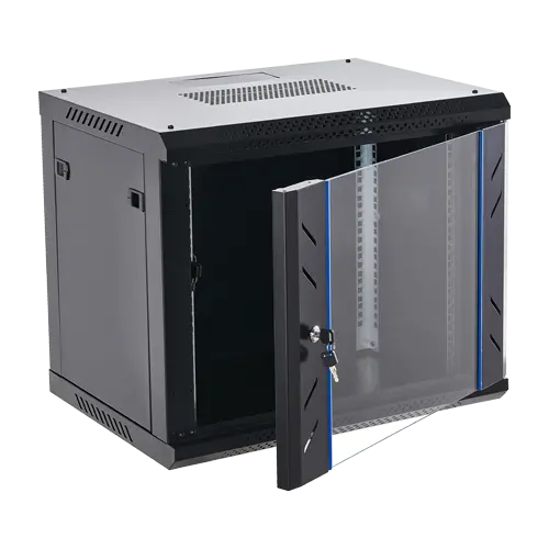 Rack perete 9U 19' 600x450, negru, seria economica - ASYTECH Networking ASY-9U-6045WL