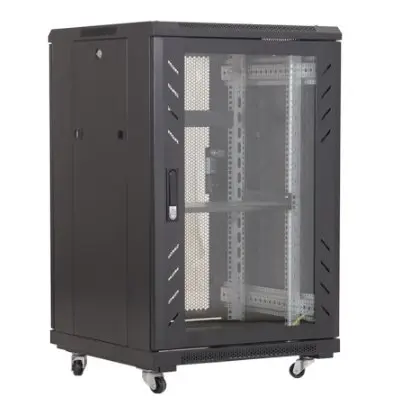 Rack podea 27U 19" ASYTECH Networking ASY-27U-6060E, 600x600mm, negru