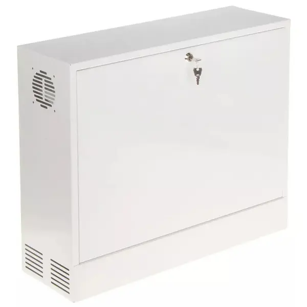 Rack slim 19 inch, 3U, 580x500x180mm, metal, alb, Stalflex CR19-3U-180-W