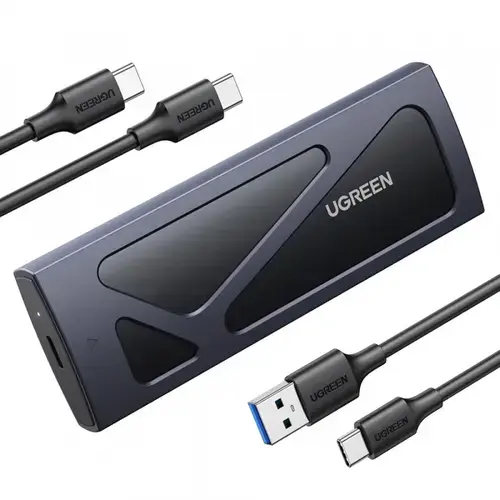 Rack SSD UGREEN CM578 pentru M.2 NVMe, USB 3.2 Gen 2 (Gri)