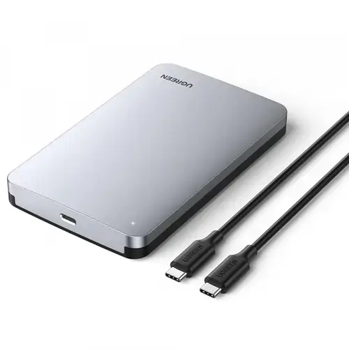 Rack UGREEN CM300 (70499) pentru HDD / SSD SATA 2.5inch, max 6 TB, USB-C (Gri)