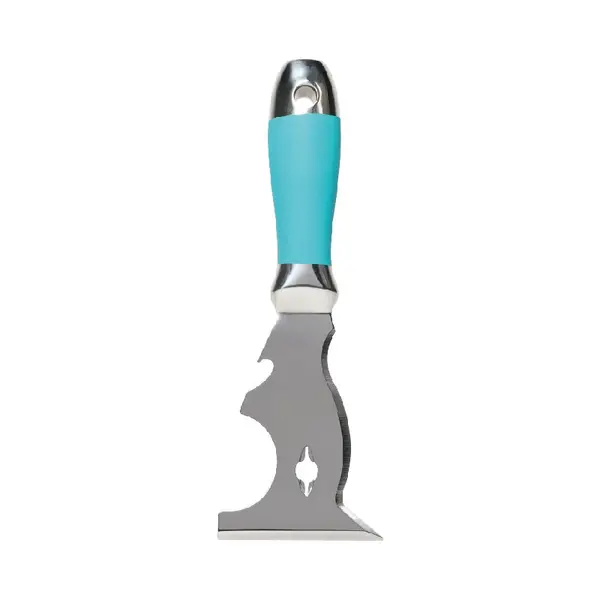 Racleta / spaclu pentru rosturi, cu capat metalic si maner soft-grip - BIHUI-PTS10IN1