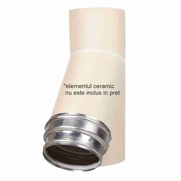 Racord ceramic premium diametru fi 200-200 pentru cos de fum