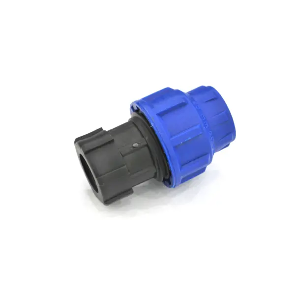 Racord compresiune PEHD filet interior 32 mm x 3/4