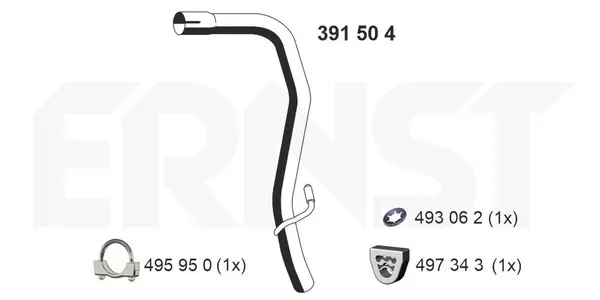 Racord evacuare ERNST 391504