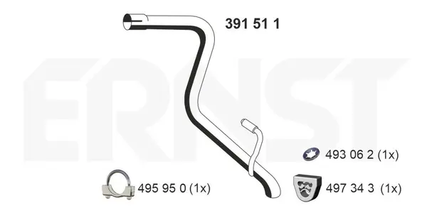 Racord evacuare ERNST 391511
