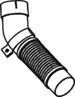Racord evacuare (lungime:476,5mm) potrivit MERCEDES AXOR, AXOR 2 OM457.918-OM457.981 01.02-