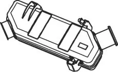 Racord evacuare (lungime:820mm) potrivit SCANIA P,G,R,T DC16.04-DC16.22 03.04-